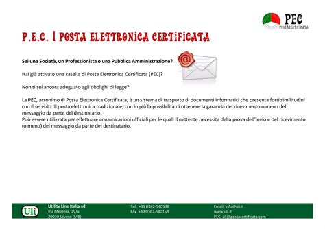 Simboli della Partita IVA e della Posta Elettronica Certificata (PEC)