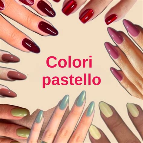 Unghie semipermanenti colorate e lucide