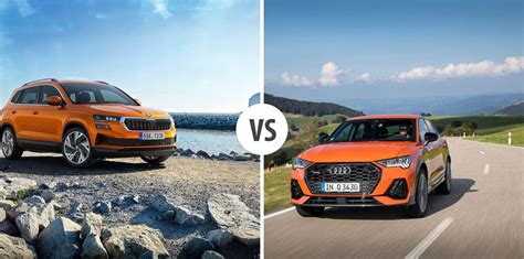 Confronto fianco a fianco di Skoda Karoq e Audi Q3