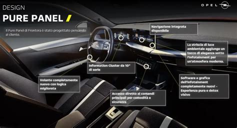 Interni Opel Frontera con Pure Panel