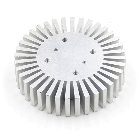 Schema di un LED con dissipatore di calore in alluminio