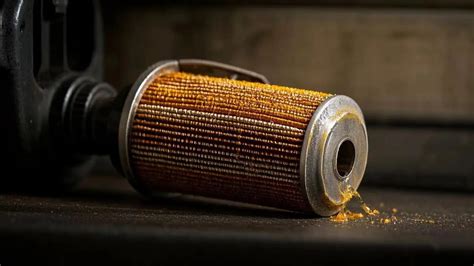 Clogged fuel filter diagram