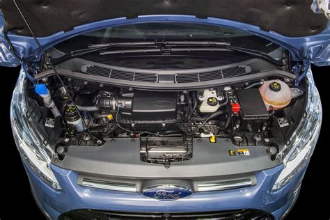 Ford Transit engine bay with diesel pump and injectors