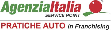 Logo generico di un'agenzia di pratiche auto con un riferimento a velocità ed efficienza