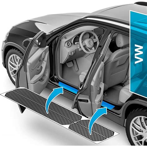 Volkswagen Tiguan con accessori di protezione battitacco e sottoporta