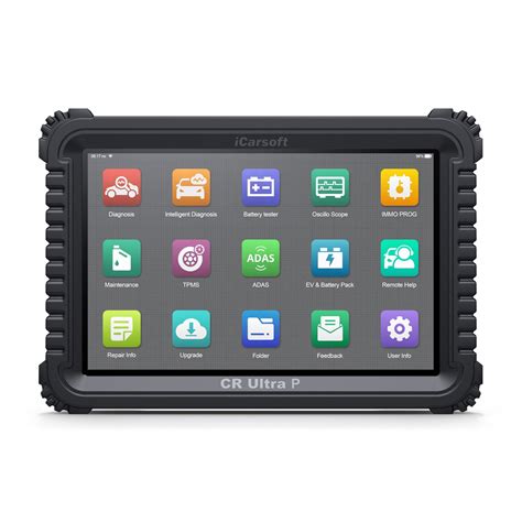 Schermata del software iCarsoft CR ULTRA