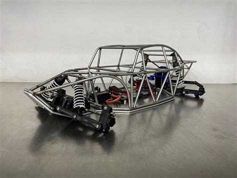 Schematic diagram of a vintage 1/8 scale RC buggy chassis