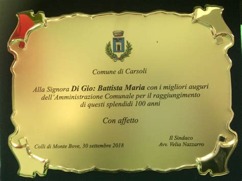 Targa commemorativa 100 anni Trento-Bondone