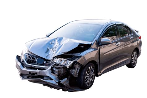 Damaged car body part