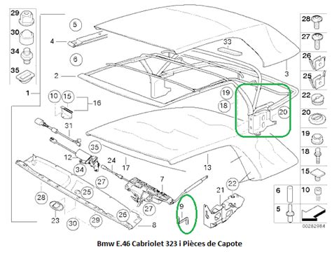 Dettaglio sensore capote BMW E46