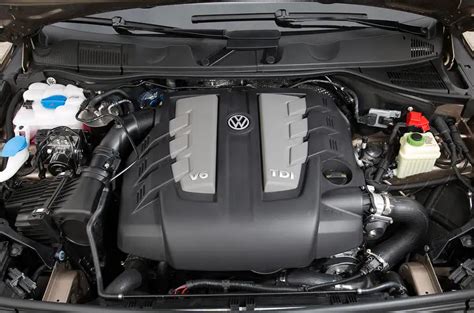 Volkswagen Touareg 3.0 V6 TDI engine layout