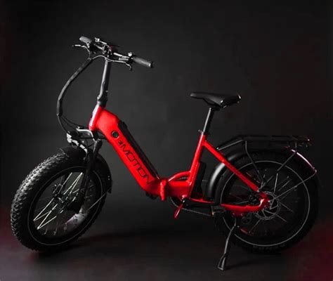 Bici 20 FAT BIKE Pieghevole FLEX FLAP Rossa 48V Alluminio e-bike a pedalata assistita Emotion