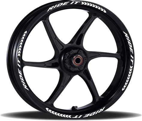 Cerchioni moto neri con vernice rimovibile