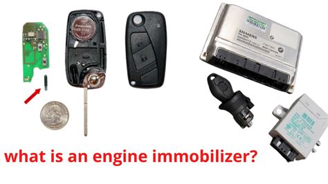 Infographic explaining how an immobilizer works