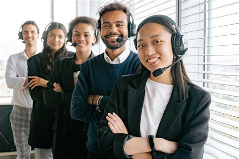 Image showing a customer service representative and contact options