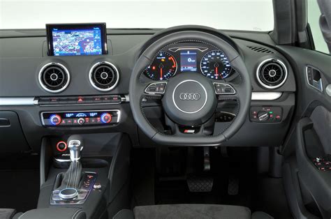 Audi A3 dashboard with navigation system