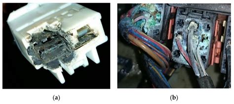 Corroded electrical connector close-up