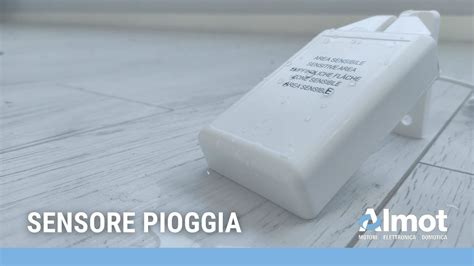 Dettaglio sensori pioggia luce vetro