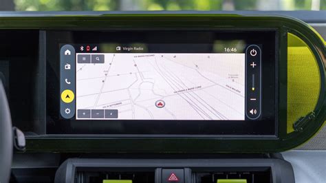 Dettaglio schermo infotainment Fiat Grande Panda