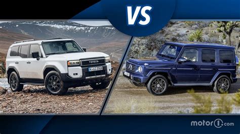 Confronto grafico tra Toyota Land Cruiser e alcuni concorrenti