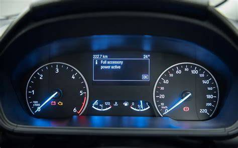 Ford EcoSport display spento con scritta Ford