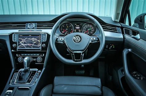 Volkswagen Passat interior with upgraded audio system
