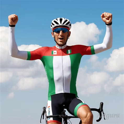 ciclista in strada