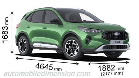 Ford Kuga dimensioni e bagagliaio