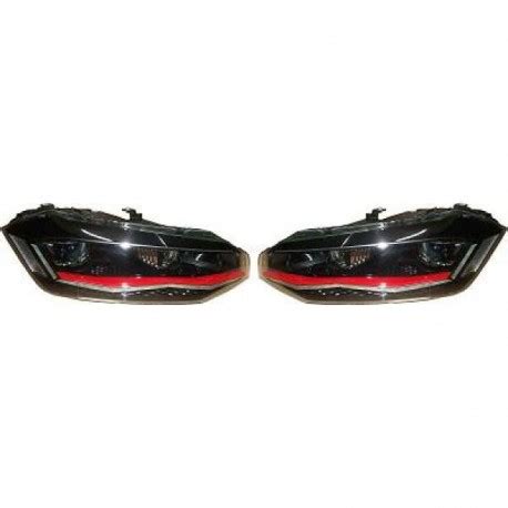 Volkswagen Polo Serie 7 frontale con fari a LED