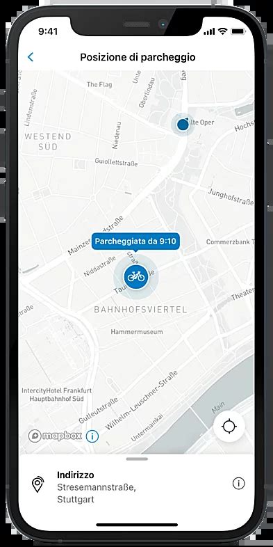 Mappa con la posizione di un Apple Store