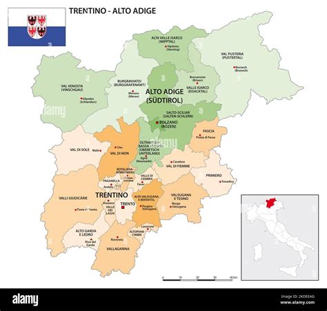 Mappa del Trentino con punti di interesse automotive