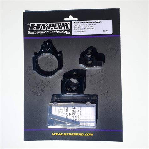Componenti kit ammortizzatore di sterzo Hyperpro