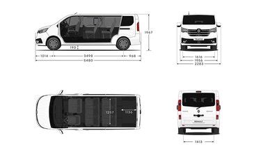 Renault Trafic Easy Access L1 e L2 affiancati per mostrare le differenze dimensionali