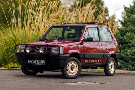 Fiat Panda 4x4 Sisley originale con portapacchi e canoa
