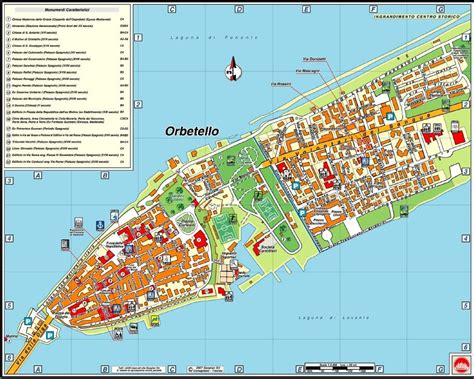 Mappa di Orbetello