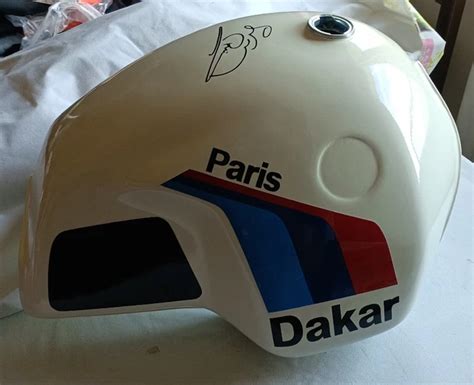 Serbatoio maggiorato della BMW R80 GS Paris-Dakar