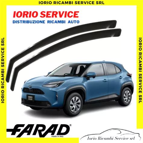 Deflettori d'aria installati su Toyota Yaris 5 porte