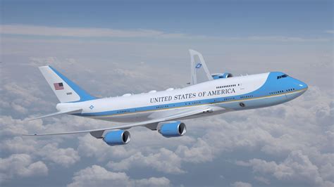 Air Force One in volo
