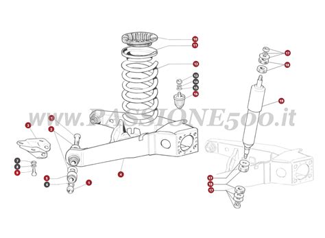 schema sospensione posteriore RAV4