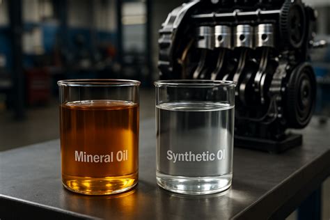 Differenza tra olio minerale e sintetico