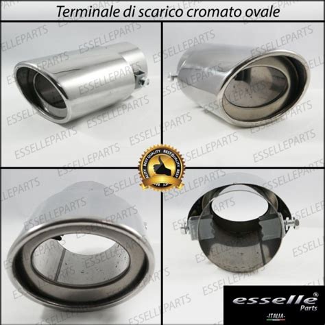 Terminale di scarico cromato Toyota Aygo
