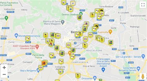 Mappa dei distributori di carburante nell'area di Lipica e Trieste