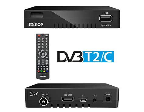 Edision Progressiv Hybrid decoder and remote control