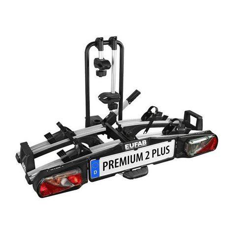 Portabici da gancio traino con tre biciclette