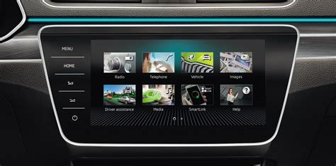 Schermo infotainment Skoda Columbus