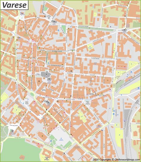 Mappa di Varese