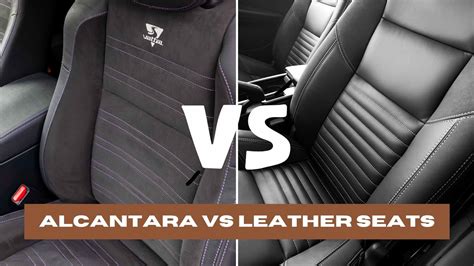 Comparison of Nappa leather and Alcantara textures