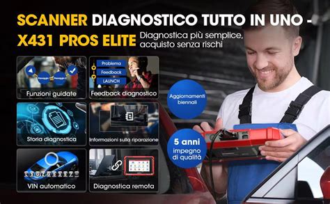 Scanner diagnostico auto che mostra i parametri del sensore MAP