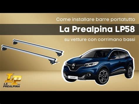 Logo de La Prealpina e barre portatutto in alluminio