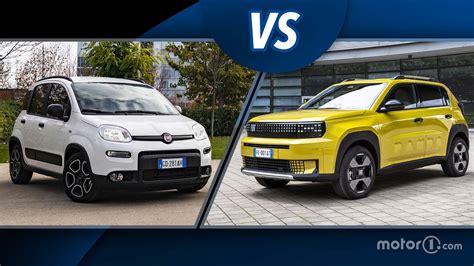Fiat Pandina e Grande Panda a confronto